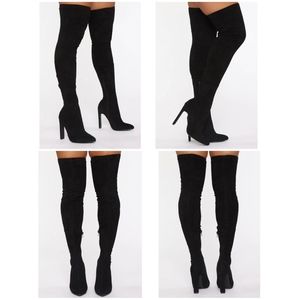 Fashion Nova Places to Be Over the Knee Boots